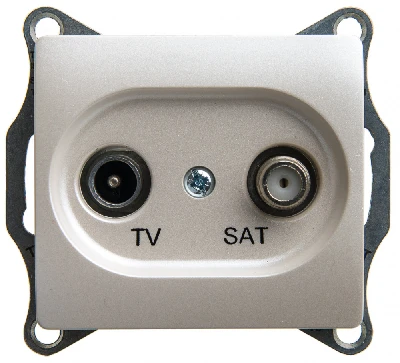 Розетка GLOSSA TV-SAT оконечная 1DB механизм