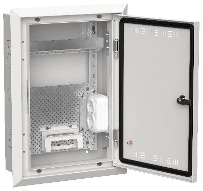 TITAN 5 Корпус мультимедиа ЩРв-24 (1х24) 505х365х130мм IP30 белый IEK