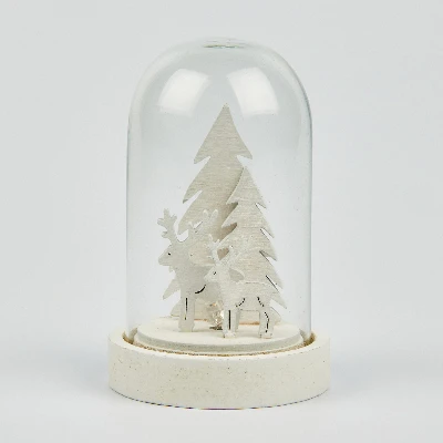 Фигура светодиодная Рождество1 на батарейках CR2032 (в/к) 1 светодиод ULD-F030 WARM WHITE XMAS1 Теплый белый свет