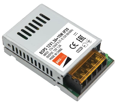 Драйвер LED, 15 Вт, 12В IP20