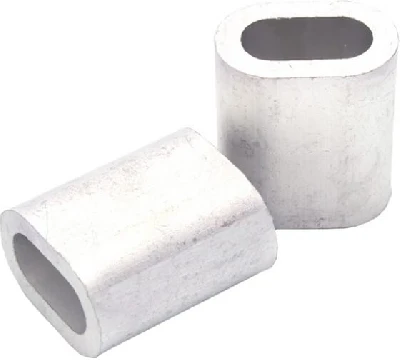 Зажим алюминиевый 8мм DIN3093 для троса