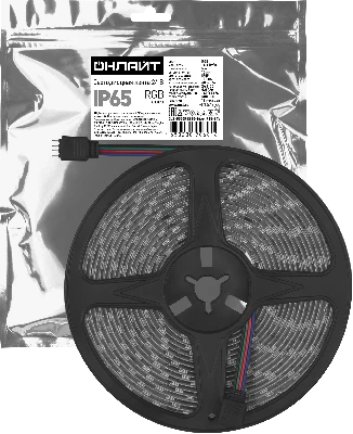 Лента светодиодная 14.4Вт/м 24В RGB IP65 60 LED/м OLS-5050 5м