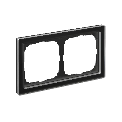 ARTGALLERY PURE 2-постовая РАМКА, ОРГАНИЧЕСКОЕ СТЕКЛО ЧЕРНЫЙ