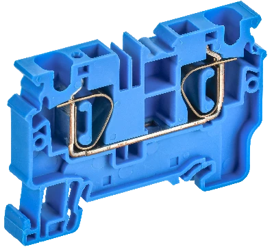 ARMAFIX Клемма пружинная CX6 BU 6мм2 проходная синяя IEK