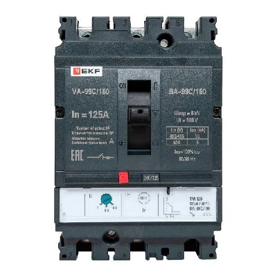 Выключатель автоматический ВА-125А 35кА ВА-99С/160 3 полюса