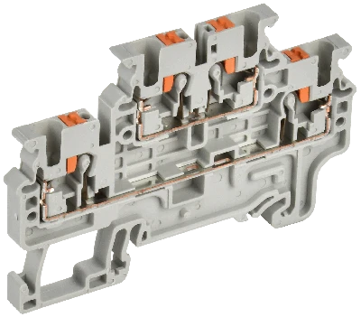 Колодка клеммная CP-ML 2 ур. 2,5мм2 серая IEK