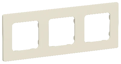 FLITE CLASSIC Рамка 3-местная РУ-3-К-ФлСл сливочный IEK