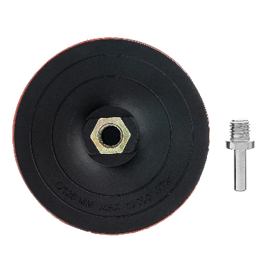 Насадка для дрели и УШМ с липучкой, 125 мм, твердая