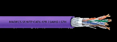 Витая пара SF/UTP CAT6 4PR 23AWG LSZH(LSOH)       экранированная с ограниченным выделением дыма(DCM Test Report) Польша ЕКС