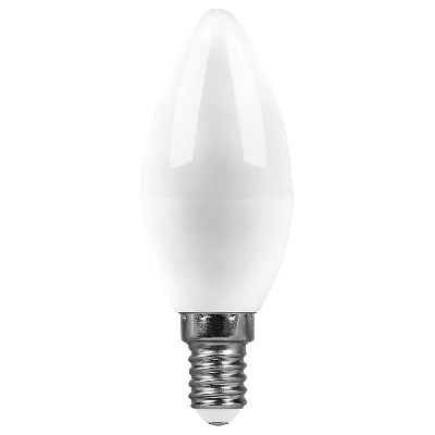 Лампа светодиодная LED 15вт Е14 белый матовая свеча
