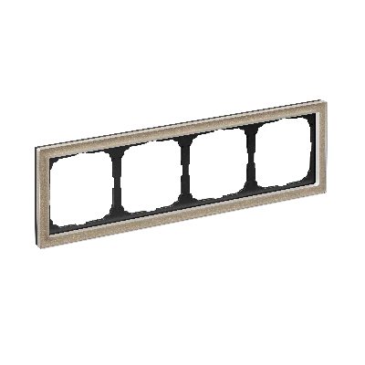 ARTGALLERY PURE 4-постовая РАМКА, ОРГАНИЧЕСКОЕ СТЕКЛО ШАМПАНЬ