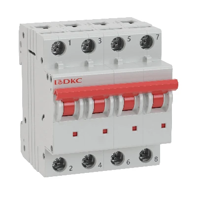 Выключатель автоматический модульный YON MD63 4P 20А C 6kA