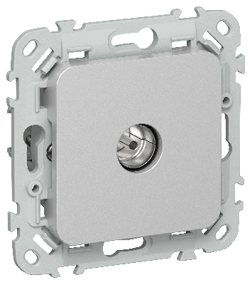 FLITE Розетка TV экранированная оконечная тип M РТВм-1-1-1-ФлА алюминий IEK