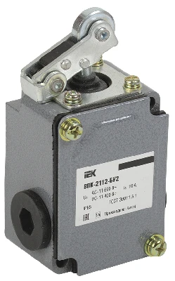 Выключатель концевой ВПК-2112-БУ2, рычаг с роликом, IP65,