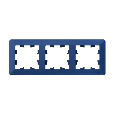 ATLASDESIGN AIR 3-постовая РАМКА, АКВАМАРИН/дымчатый черный