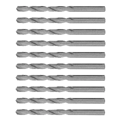 Сверло по металлу, 6,0 мм, полированное, HSS, 10 шт. цилиндрический хвостовик