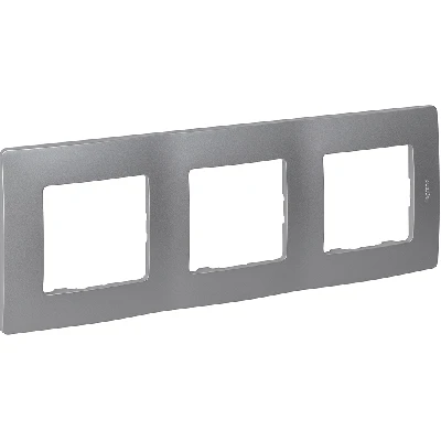 ETIKA Рамка 3 поста алюминий