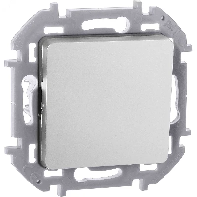 Переключатель одноклавишный INSPIRIA 10 AX 250 В~ алюминий