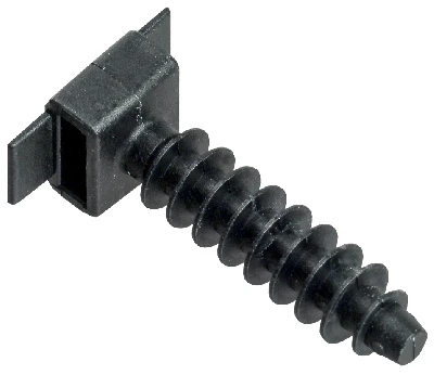 База дюбельная БД 30х10мм под хомут черная(100 шт)