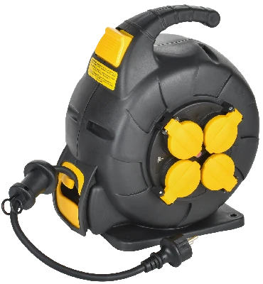 TWIST Катушка УК10 2P+PE/10м 3х1,5мм2 КГ автосм. IP44 IEK