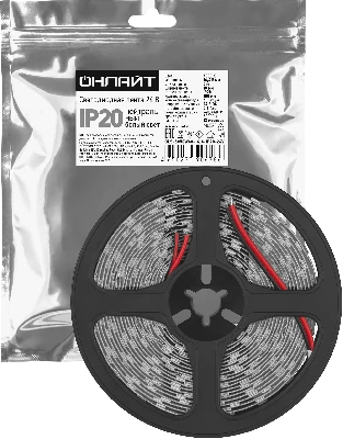 Лента светодиодная 14.4Вт/м 24В 4000К IP20 60 LED/м OLS-5050 5м