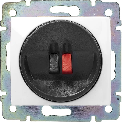 VALENA Розетка акустическая белая