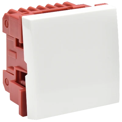 Выключатель одноклавишный на 2 модуля ВКО-21-00-П