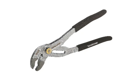 Клещи переставные 250мм с кнопочным шарниром CrV раскрытие губ. 50мм(>43%)