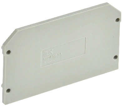 Заглушка для CTS-MC 4 вывода 4мм2 серая IEK