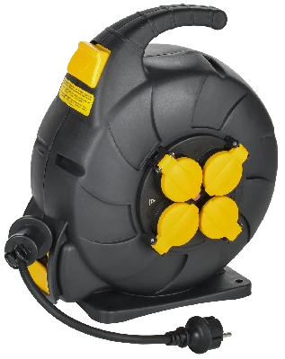 TWIST Катушка УК15 2P+PE/15м 3х1,5мм2 КГ автосм. IP44 IEK