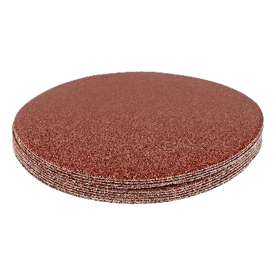 Круг абразивный на ворсовой подложке под 'липучку', P 150, 125 мм, 10 шт.