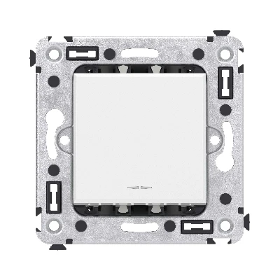 Avanti Переключатель одноклавишный в стену, ''Белое облако''