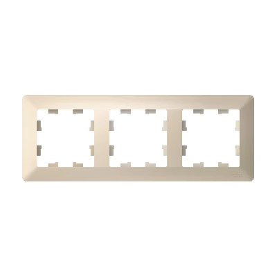 ATLASDESIGN AIR 3-постовая РАМКА, БЕЖЕВЫЙ/дымчатый белый