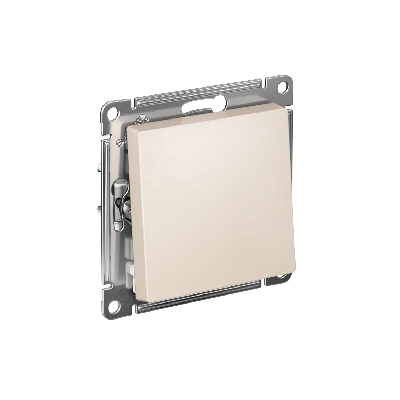 ATLASDESIGN Перекрестный ПЕРЕКЛЮЧАТЕЛЬ, сх.7, 10АХ, быстрозажимные клеммы, БЕЖЕВЫЙ