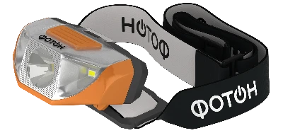 Фонарь налобный светодиодный на батарейках ФОТОН SH-400 (1W, батарейки в комплекте)