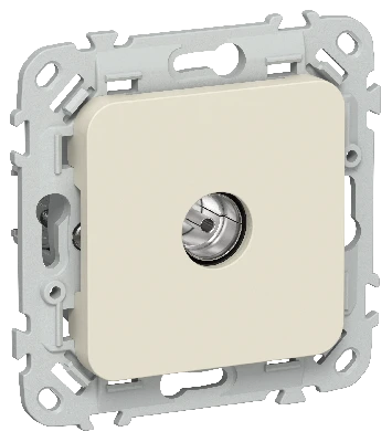 FLITE Розетка TV экранированная оконечная тип M РТВм-1-1-1-ФлСл сливочный IEK