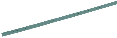 Трубка термоусаживаемая ТТУ 18/9 зеленая (1м)