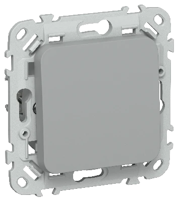 FLITE Выключатель 1-клавишный проходной 10А ВС61-1-0-ФлС серый IEK