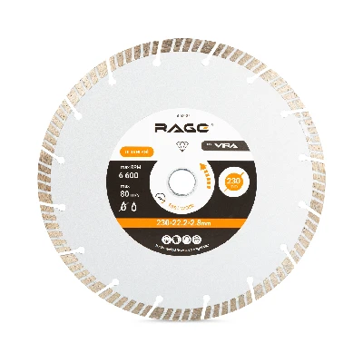 Диск алмазный турбо сегментный 230 x 2.8 x 22.2 мм