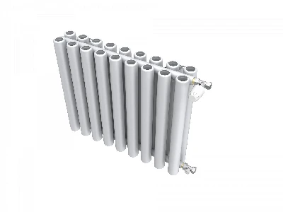 Радиатор трубчатый настенный двухрядный 534/78/13 боковое подключение