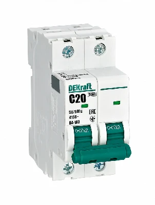 Автоматический выключатель ВА-103 2P 20А C 6кА новый