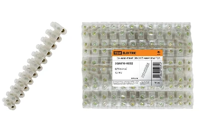 Зажим винтовой ЗВИ-5 0,75-4мм2 12пар TDM