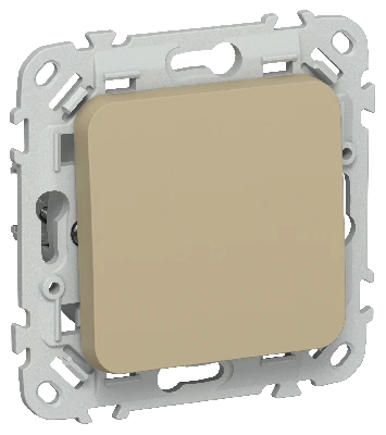 FLITE Выключатель 1-клавишный проходной 10А ВС61-1-0-ФлХ хаки IEK