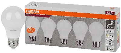 Лампа светодиодная LED 7 Вт E27 3000К 560Лм груша 220 В (замена 60Вт) OSRAM
