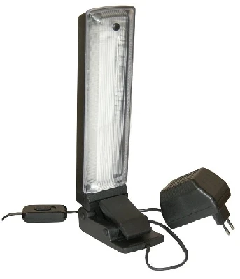 Светильник Альфа (КЛЛ, G23, 9Вт, без рассеивателя, без лампы), черный