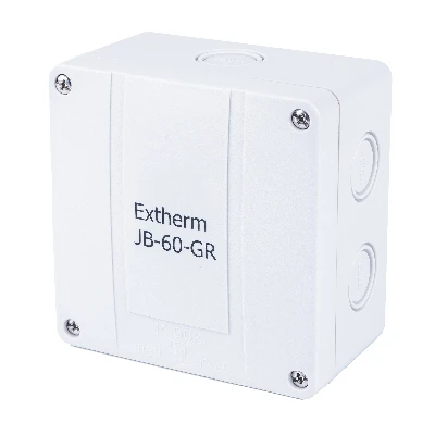 Коробка распределительная 110*110*67 мм IP 66, серая, в комплекте с клеммным рядом 5х6 кв.мм, 41А 