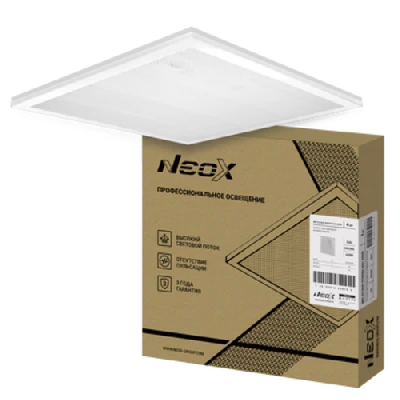 Панель светодиодная универсальная ДВО-02 3640-ПРИЗМА 36Вт 4000К 595х595мм NEOX