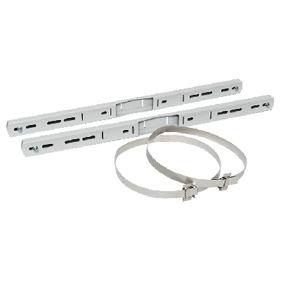 Крепление на столб монтажной полосой (ширина шкафадо 650 мм) Basic