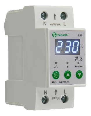 Реле контроля напряжения 1L (230В AC) 63А