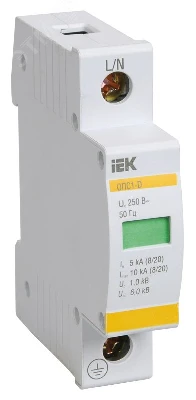 Ограничитель перенапряжения однополюсный ОПС1-В 1п 30кА 400В